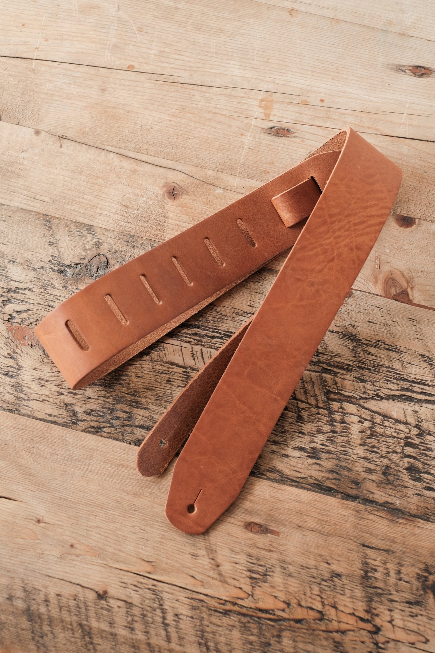 Tumbled Thinline Guitar Strap Honey