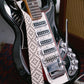 Monochrome Nubuck Leather Guitar Strap