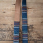 Ink Nubuck Leather Guitar Strap