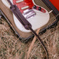 Brown British Leather Guitar Strap 3/4"