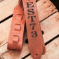 Deluxe Personalized Leather Guitar Strap – Handmade in the UK by Guitarists | Full-Grain Leather | Gift for Musicians