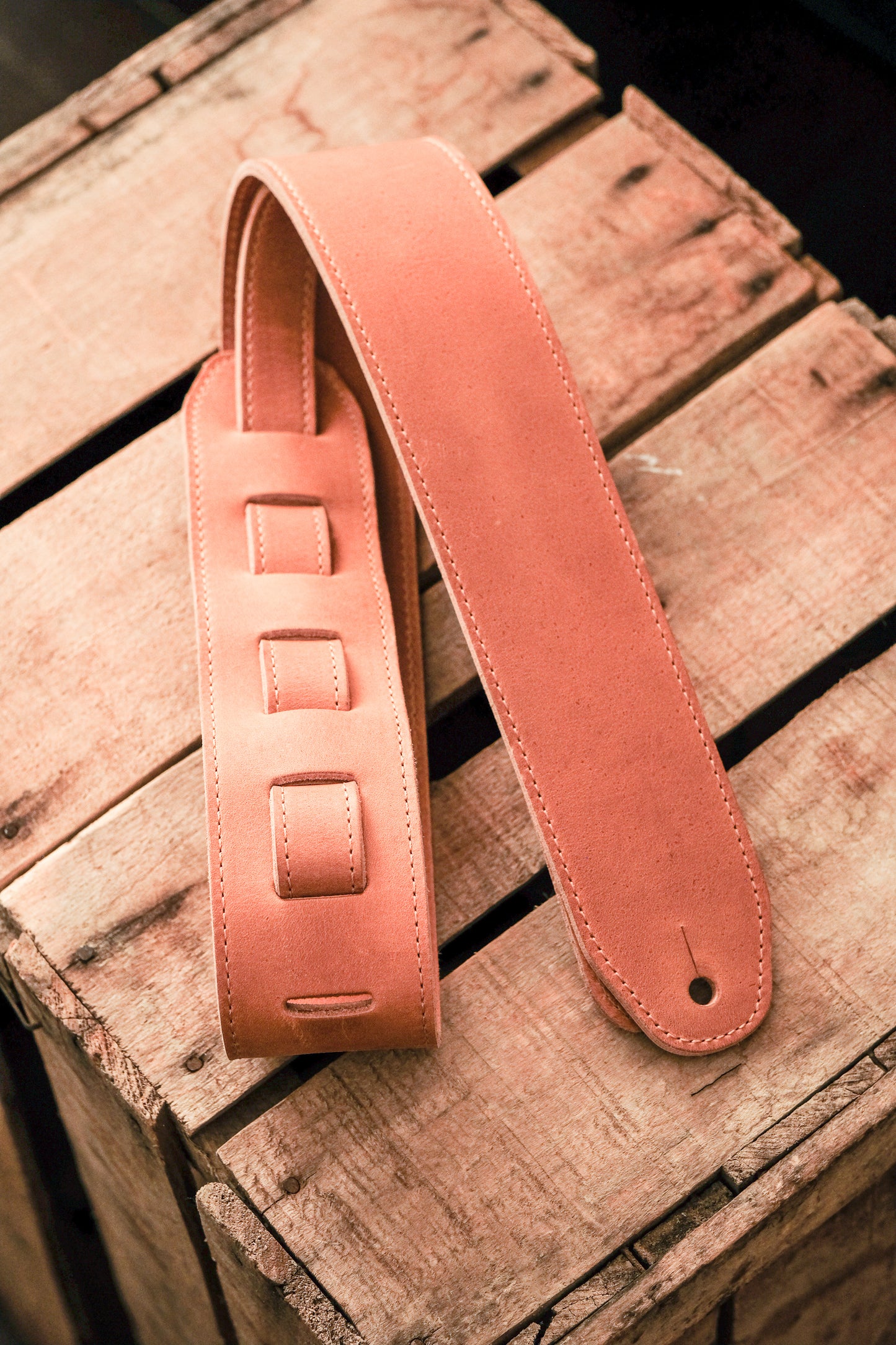 Deluxe Personalized Leather Guitar Strap – Handmade in the UK by Guitarists | Full-Grain Leather | Gift for Musicians