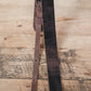 Classic All Leather Guitar Strap 6cm Roadworn Dark Brown