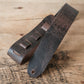 Classic All Leather Guitar Strap 6cm Roadworn Dark Brown