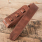 Premium Leather Guitar Strap 6cm Saddle
