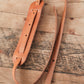 Tumbled Leather Shoulder Pad Guitar Strap Honey