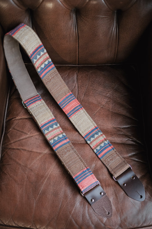 Solstice Nubuck Leather Guitar Strap