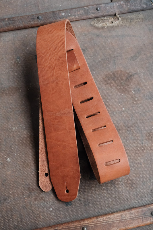 Tumbled Thinline Guitar Strap Honey