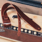 Classic All Leather Guitar Strap 6cm Chestnut