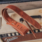 Premium Leather Guitar Strap 6cm Saddle