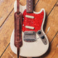 Leather Shoulder Pad Guitar Strap Roadworn