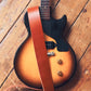 Classic All Leather Guitar Strap 6cm Honey