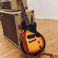 Tumbled Leather Shoulder Pad Guitar Strap Mocha