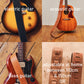 Deluxe Personalized Leather Guitar Strap – Handmade in the UK by Guitarists | Full-Grain Leather | Gift for Musicians