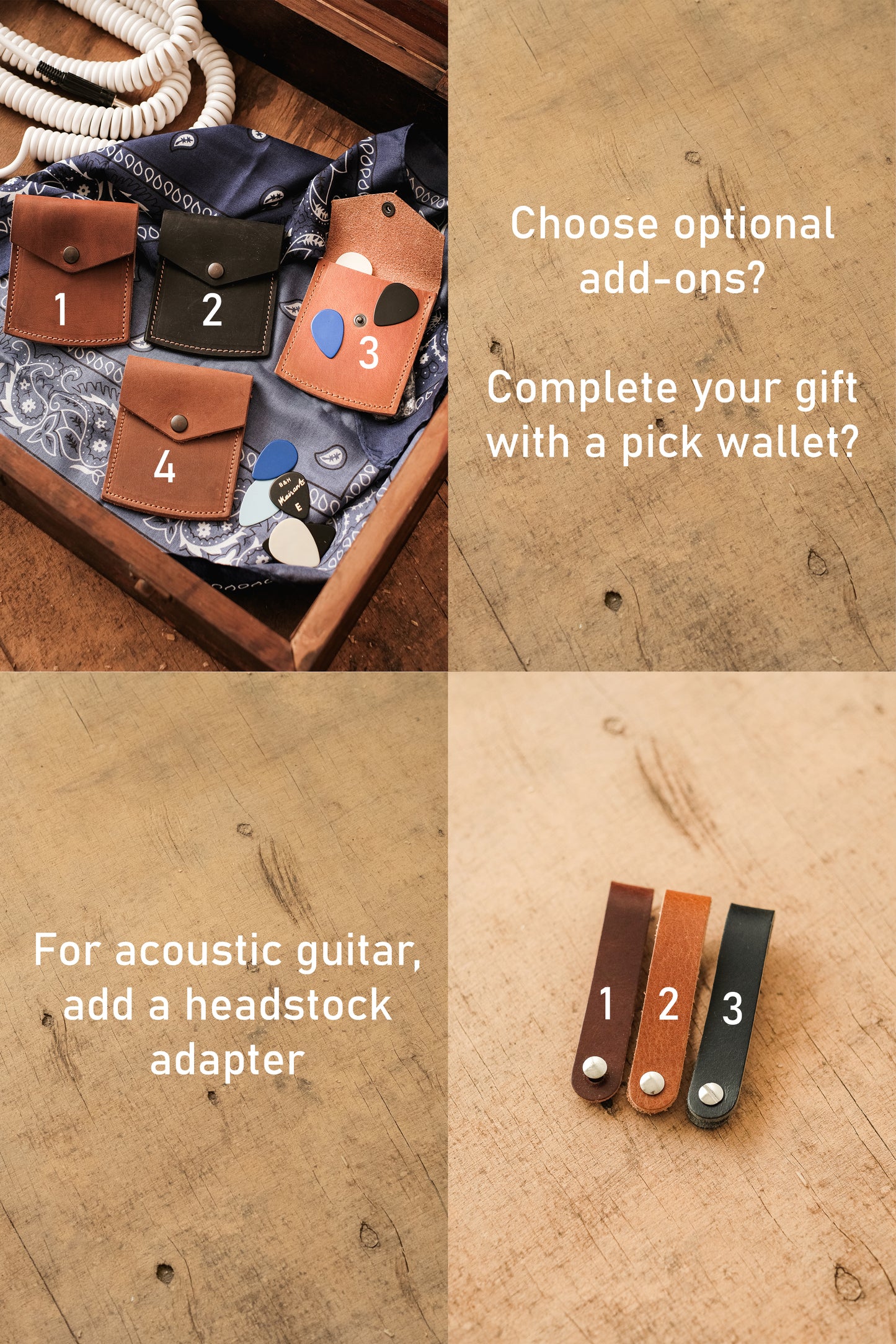 Deluxe Personalized Leather Guitar Strap – Handmade in the UK by Guitarists | Full-Grain Leather | Gift for Musicians
