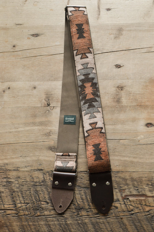 Dawn Nubuck Leather Guitar Strap