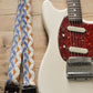 blue guitar strap by Etwood Studios