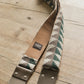 green guitar strap handmade