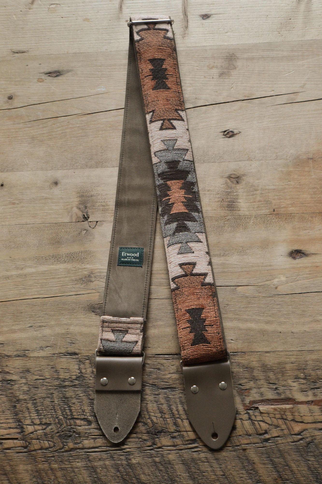 Dawn Nubuck Leather Guitar Strap