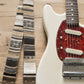woven blue guitar strap